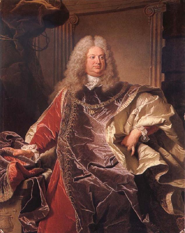 Hyacinthe Rigaud Count Philipp Ludwing Wenzel of Sinzendorf oil painting image
